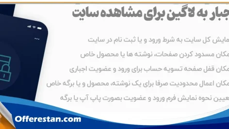 خرید افزونه Forced Login Page Lock